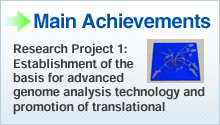 Main achievements
